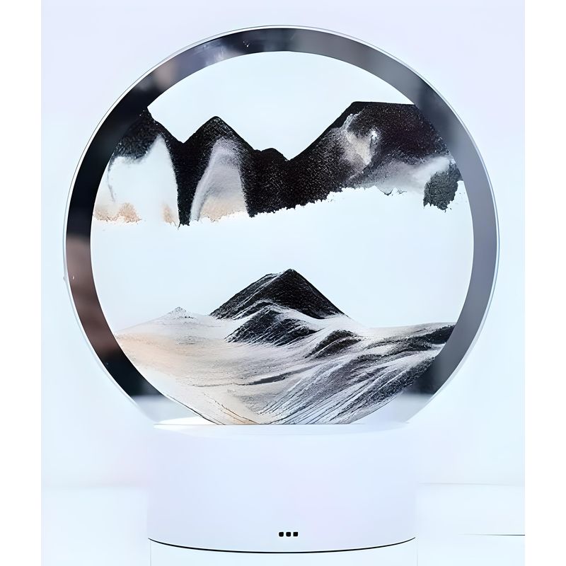 GENERICO - LÁMPARA DE MESA MULTICOLOR DE ARENA LED EFECTO 3D