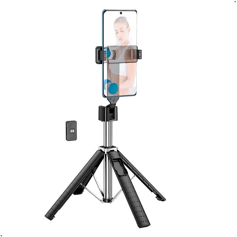 HOCO - Palo Selfie Tripode Hoco K18 Control Bluetooth 90cm