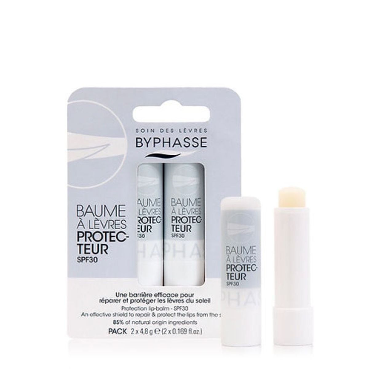 BYPHASSE - Balsamo Labial Protector SPF30 2x48g - BYPHASSE