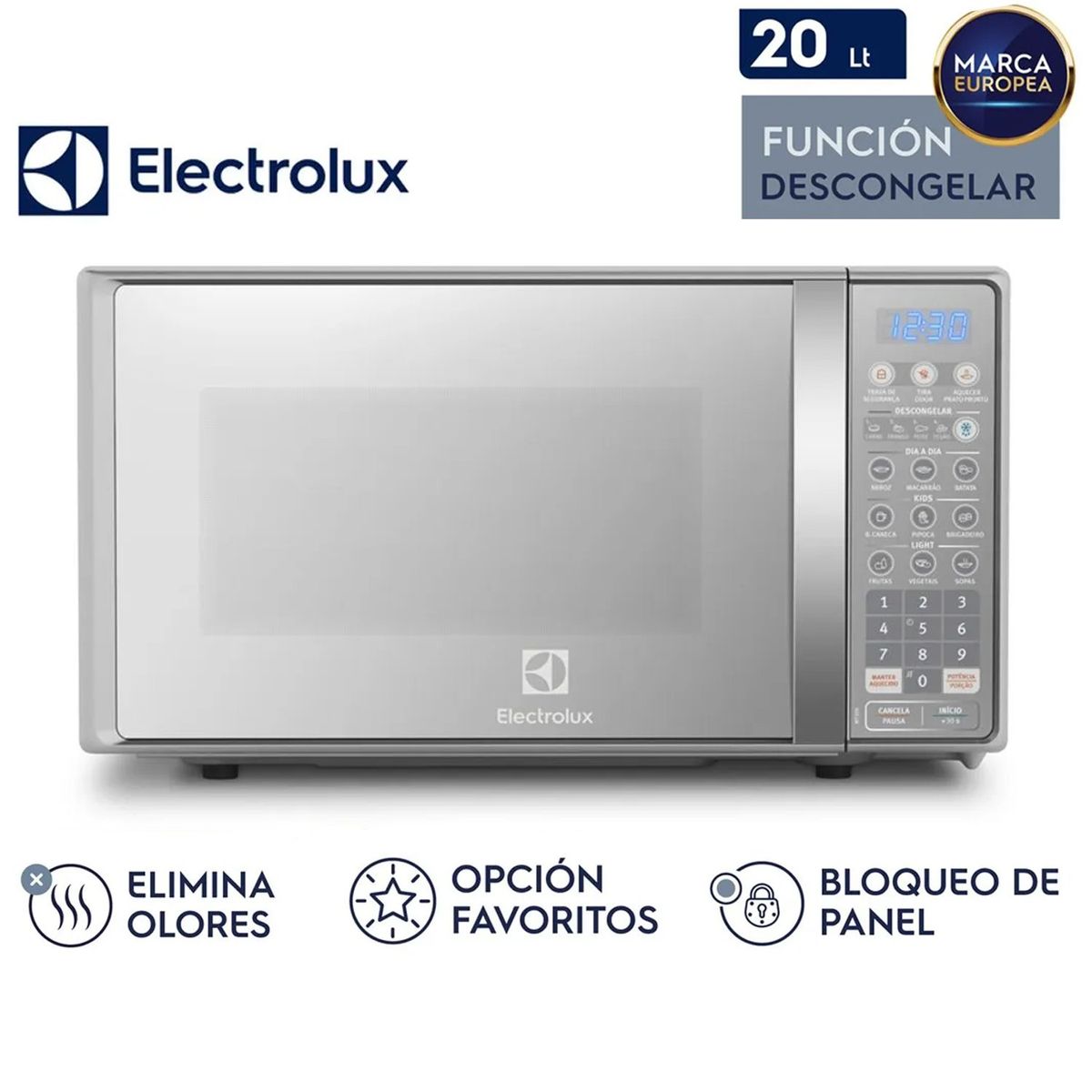 ELECTROLUX - Horno Microondas 20 Litros Electrolux EMDO20S2GSRUG