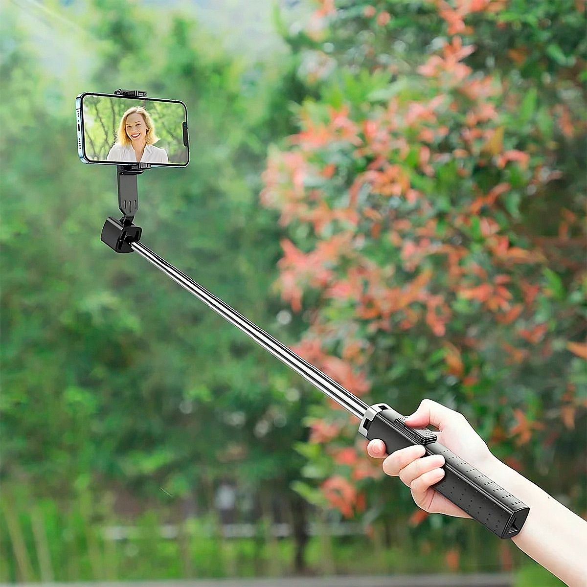 HOCO - Palo Selfie Tripode Hoco K18 Control Bluetooth 90cm