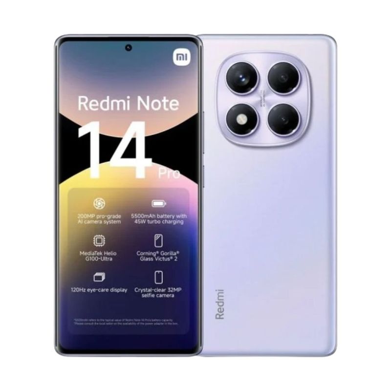 XIAOMI - XIAOMI REDMI NOTE 14 PRO 4G 256GB 8GB - MORADO