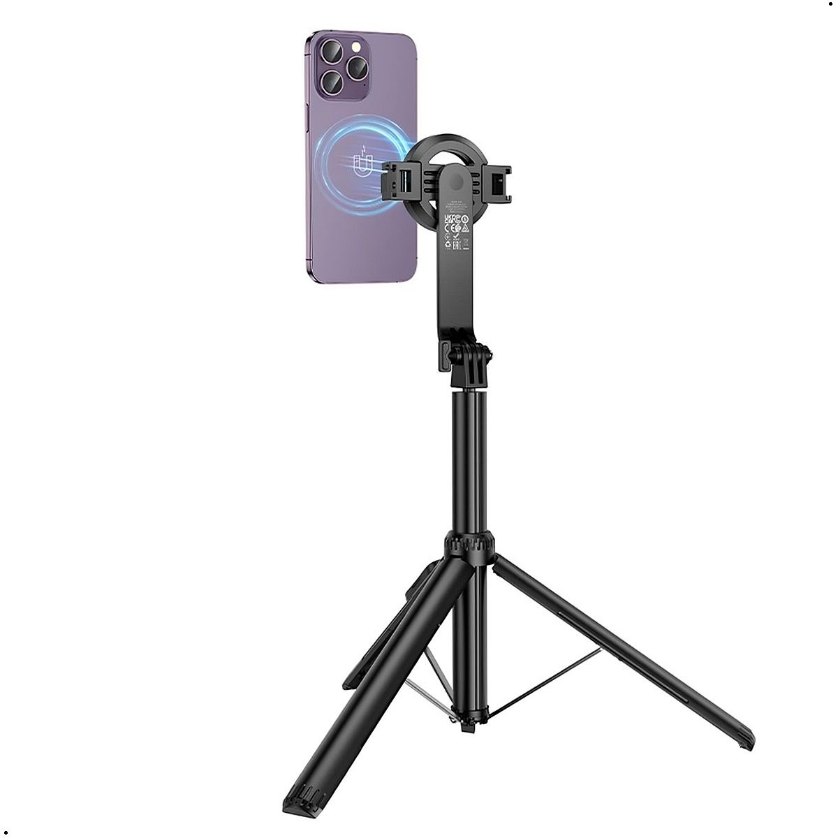 Trípode Soporte Palo Selfie Stick Hoco K25 Bluetooth Magnetico, marca HOCO - Foto Principal