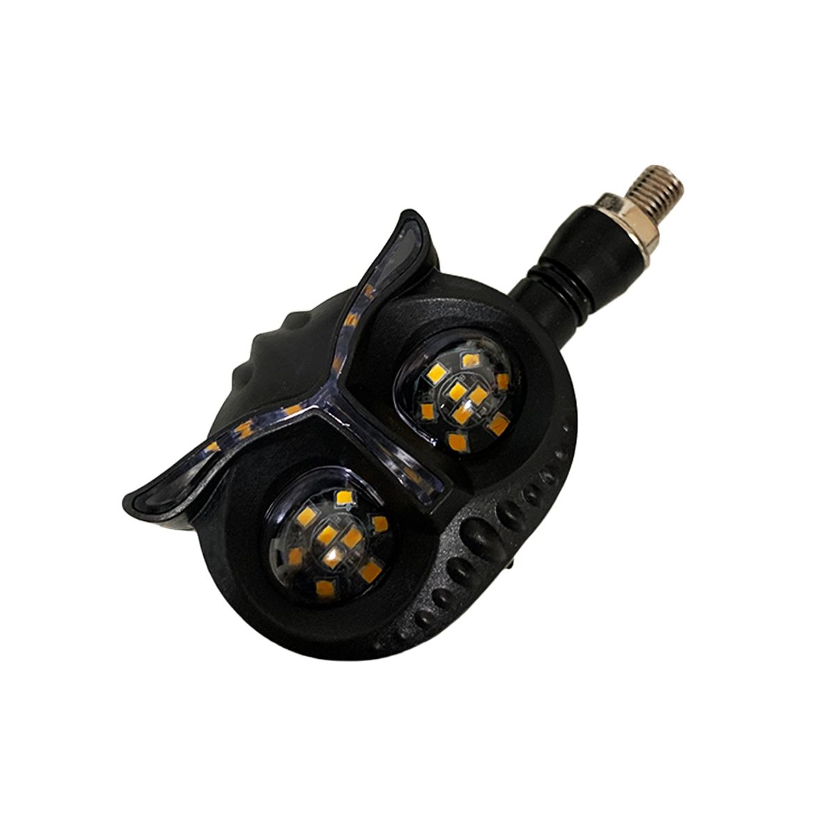 GENERICO - Direccionales Led Moto 2pcs Modelo Búho Luz Blanca y Ámbar