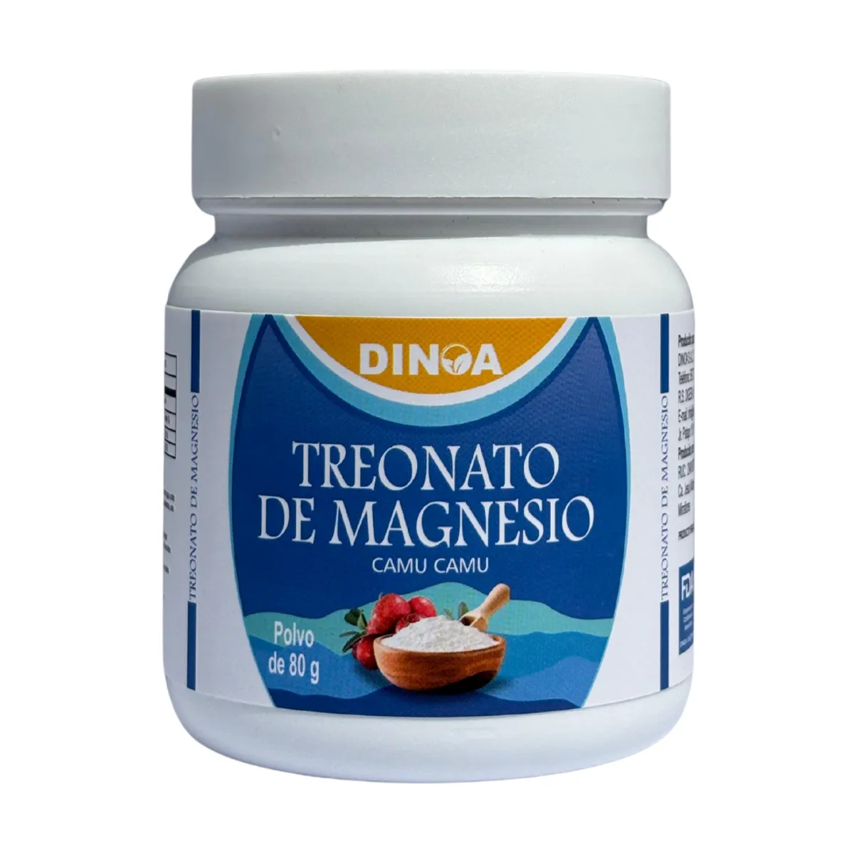 DINOA - Treonato de Magnesio Pote de 80g Dinoa- Salud cerebral - bienestar integral