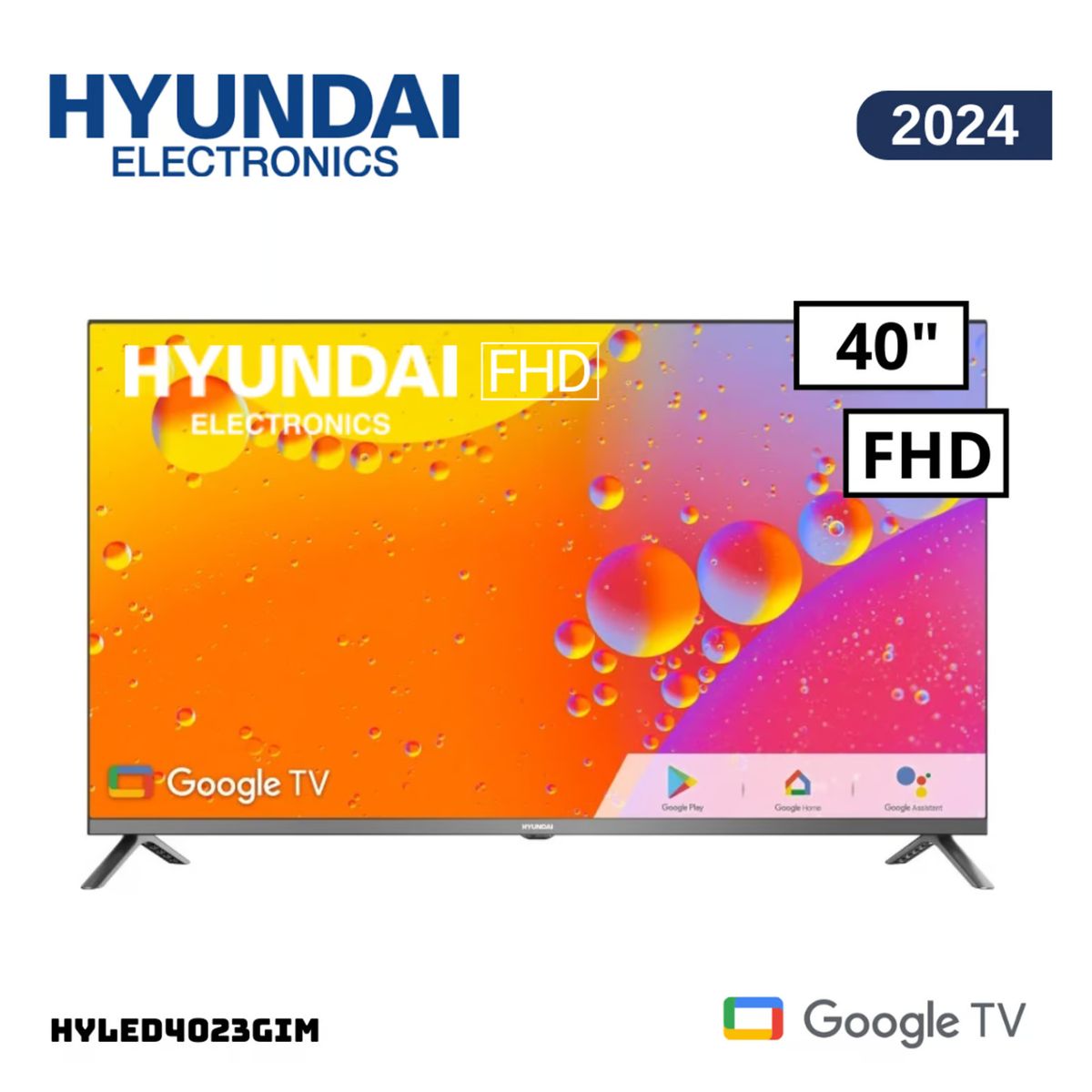HYUNDAI - TELEVISOR HYUNDAI 40 HYLED4023GIM LED FHD SMART TV