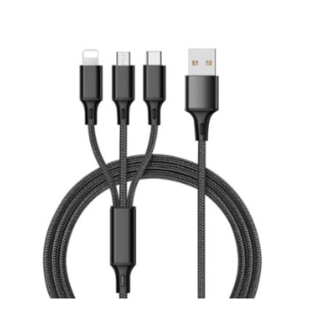 GENERICO - Cable Pulpo 3 en 1 X7 de 100W de 1.2 Metros