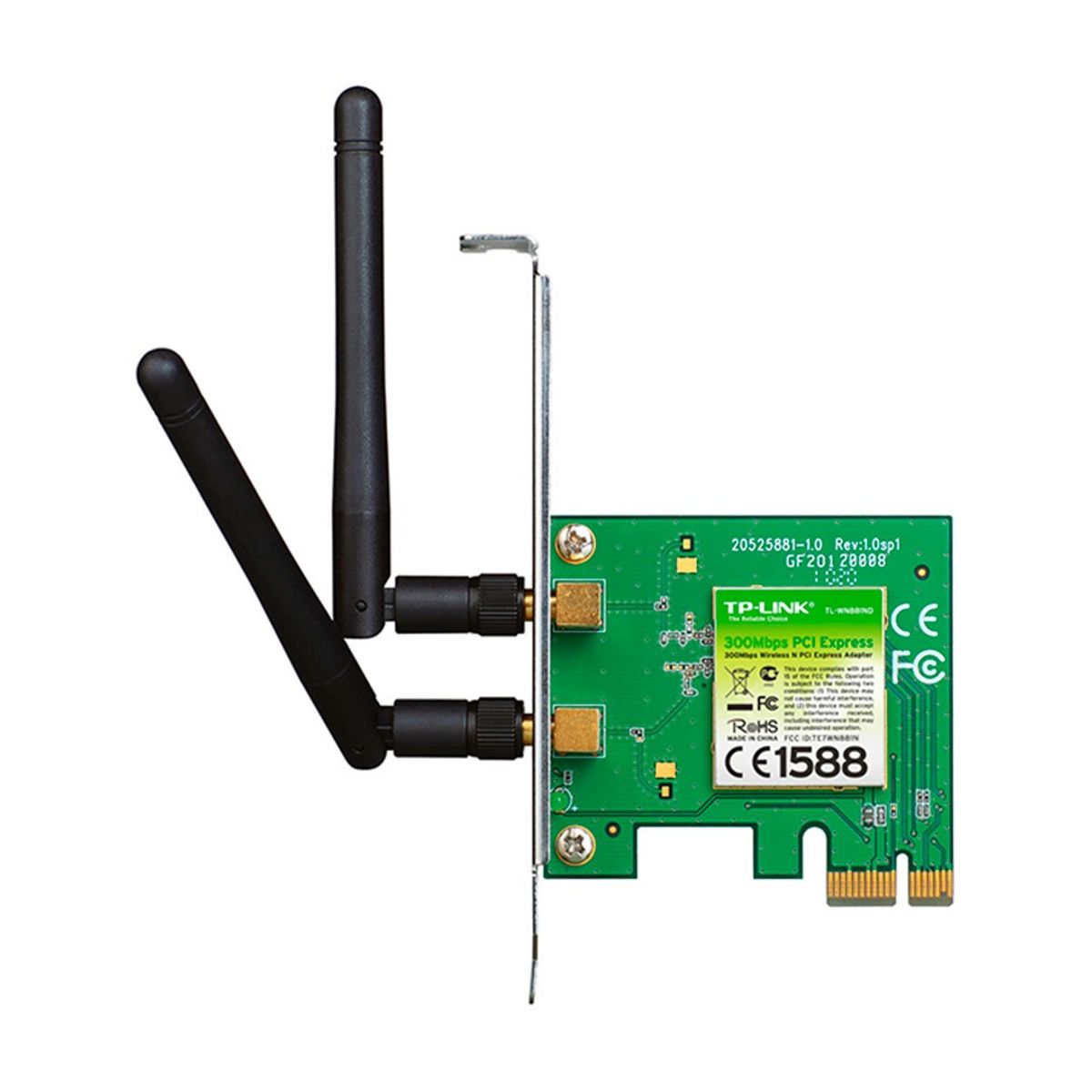 TP LINK - TP-LINK WN881ND Adaptador Inalámbrico PCIe N 300Mbps 2dBi