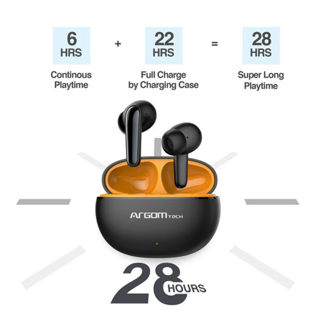 ARGOMTECH - AUDIFONOS SKEIPOD E20 NEGRO