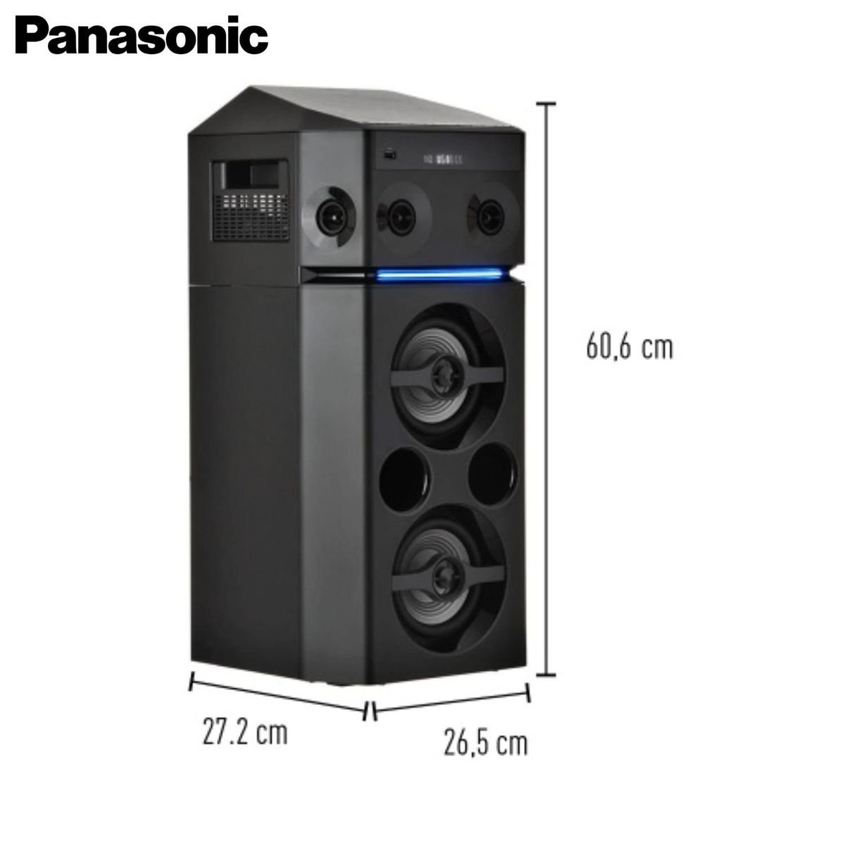 PANASONIC - Parlante tipo torre Panasonic 300w SC-UA30PU-K