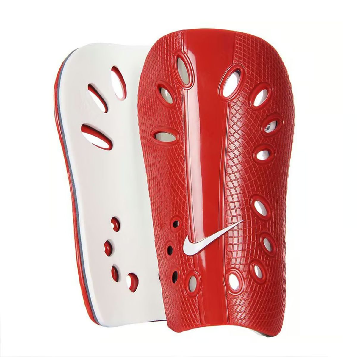 GENERICO - CANILLERA DE FÚTBOL PARA NIÑO MODELO NIKE ROJO