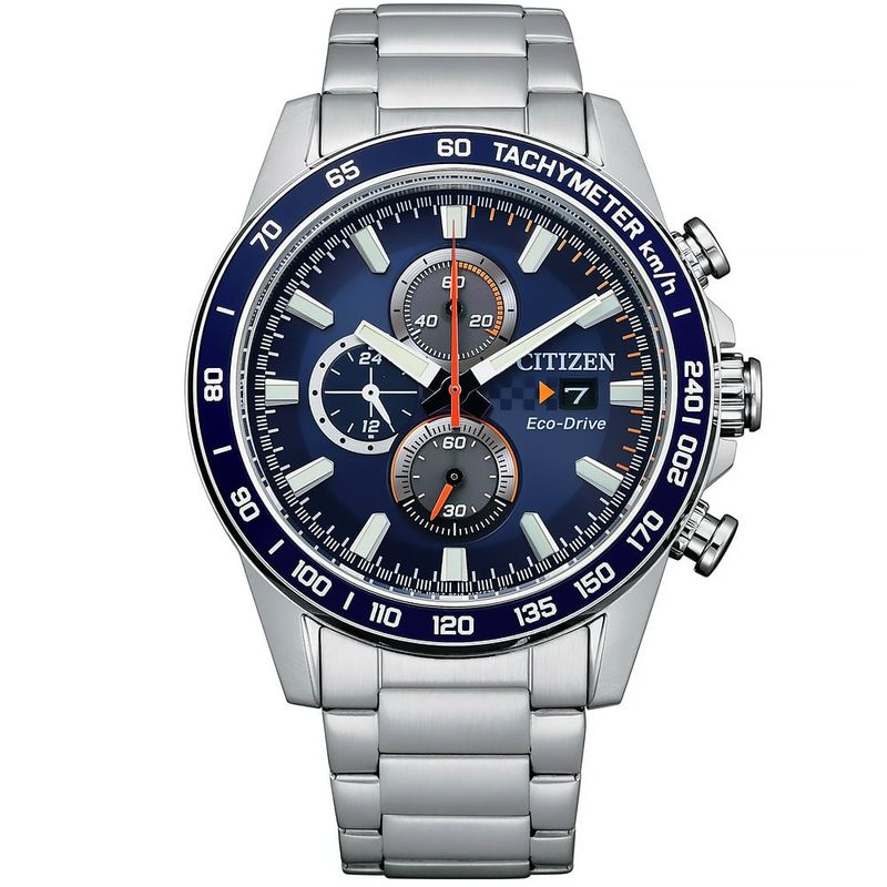 CITIZEN - Citizen Reloj Deportivo Cronografo Eco-Drive Weekender CA0781-50L