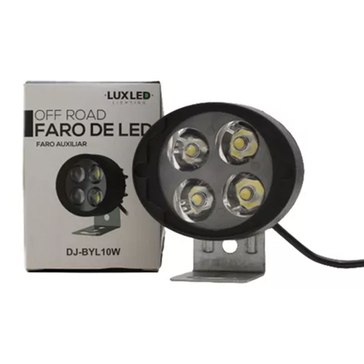GENERICO - Faro Led Neblinero Moto 4 Led 12v 10w