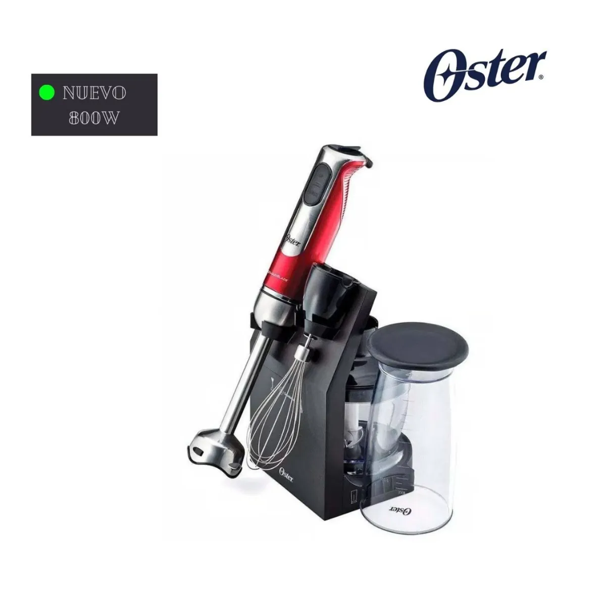 OSTER - Batidora de Inmersión de 800W Oster con Accesorios FPSTHB2801