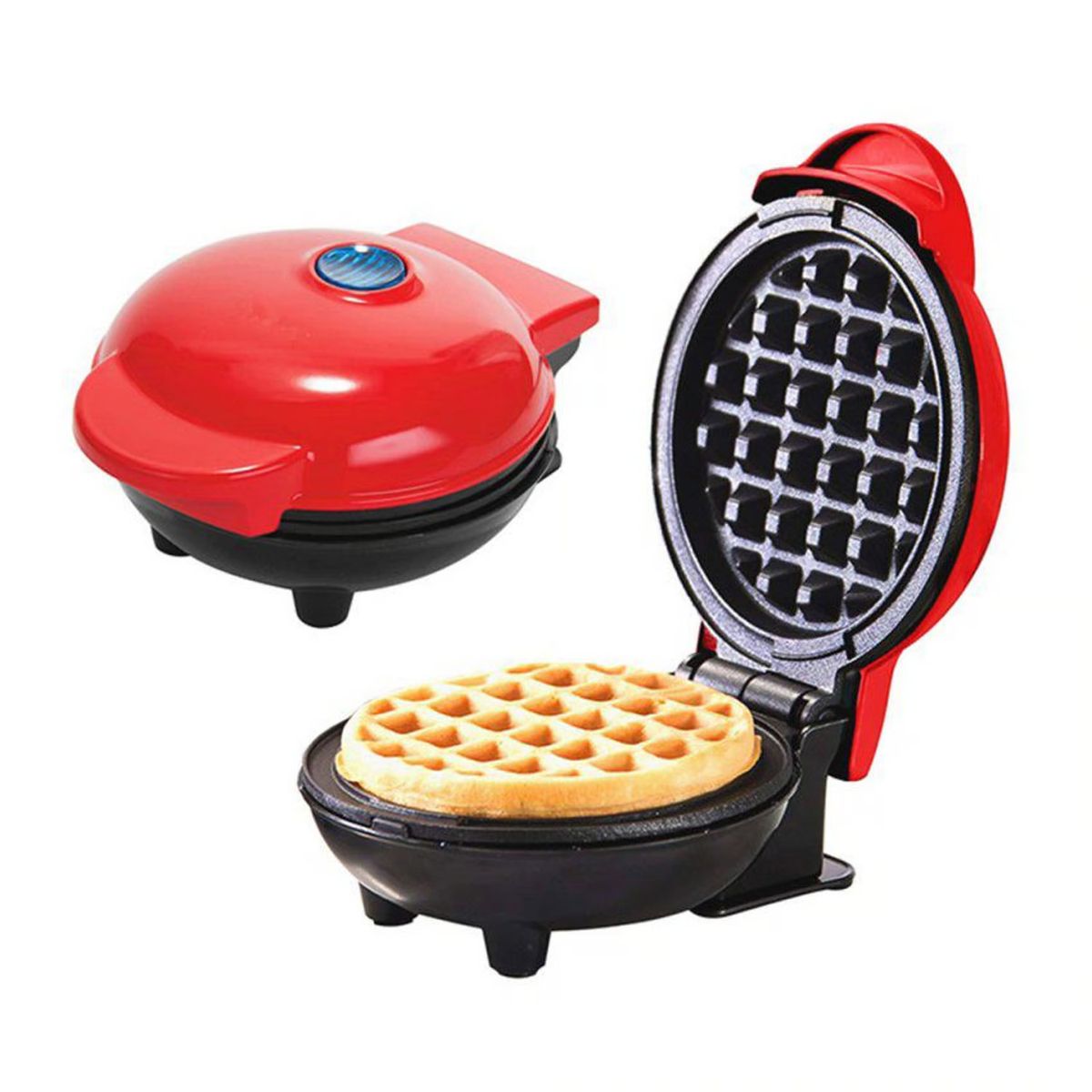 GENERICO - Mini Waflera Eléctrica Antiadherente