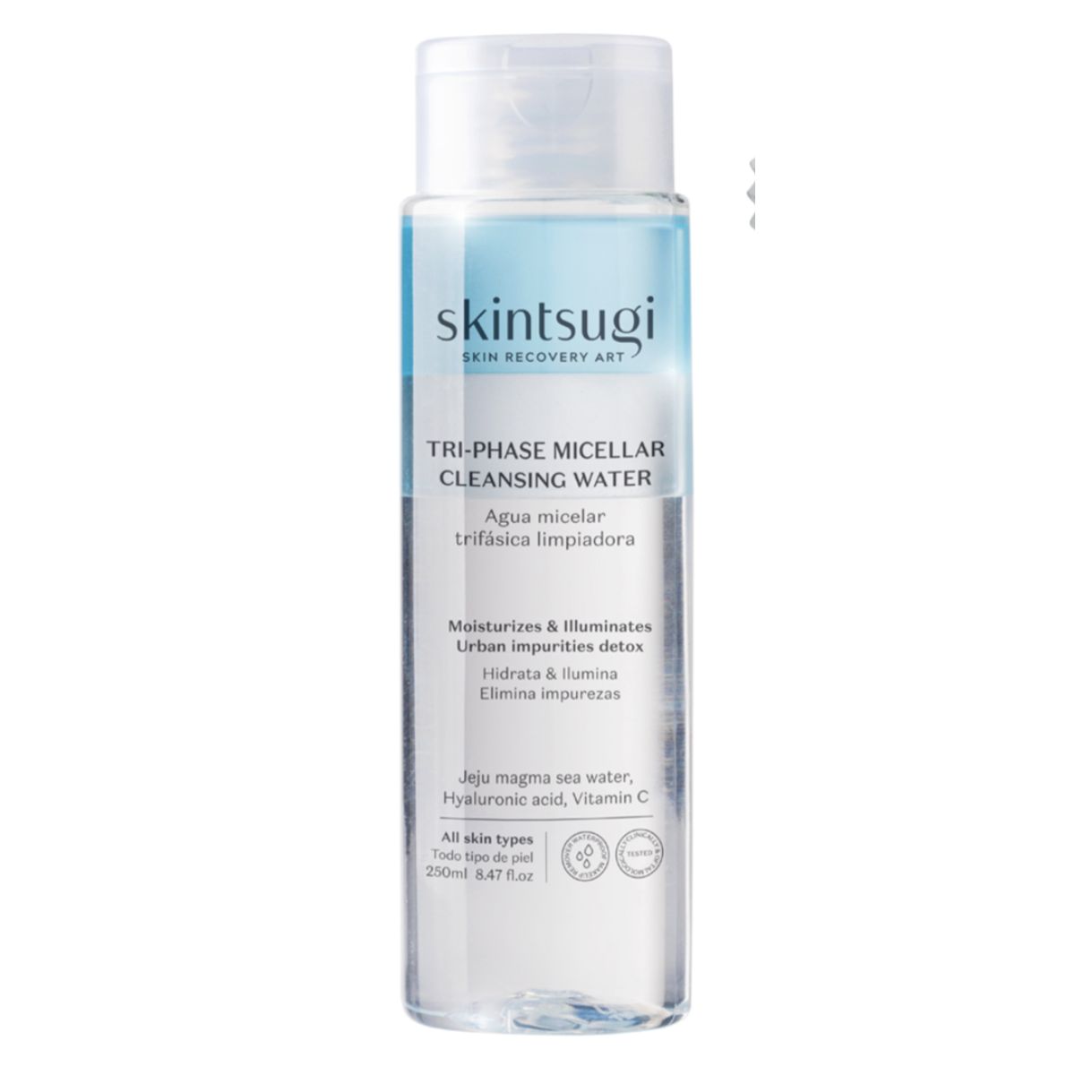 SKINTSUGI - Agua micelar trifásica limpiadora 250ml