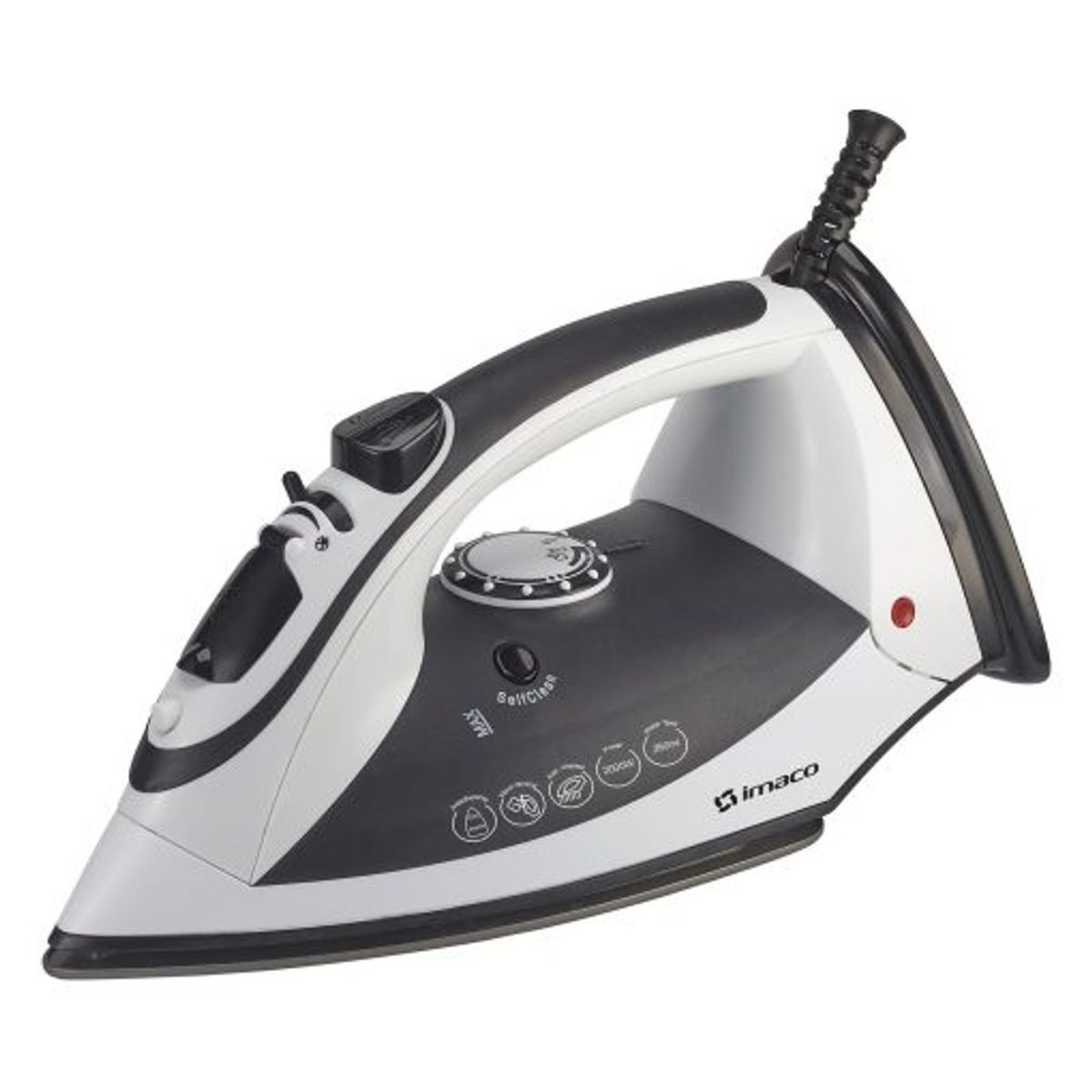 Imaco - Plancha con base Antiadherente de 200W Imaco ETA168