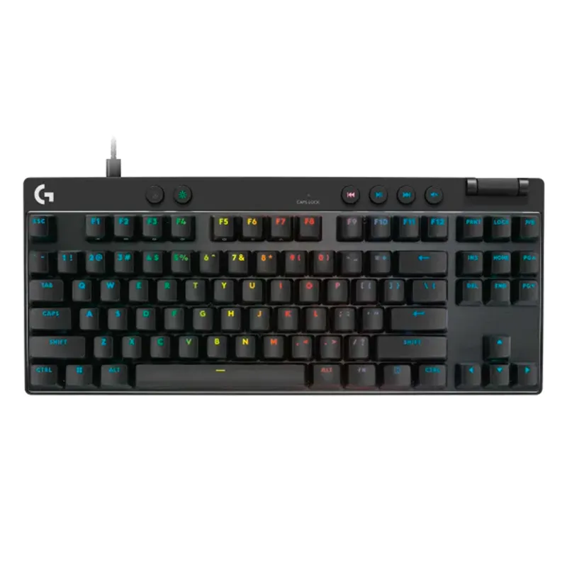 LOGITECH - Teclado Logitech PRO X TKL RAPID ANÁLOGO - LIGHTSYNC RGB