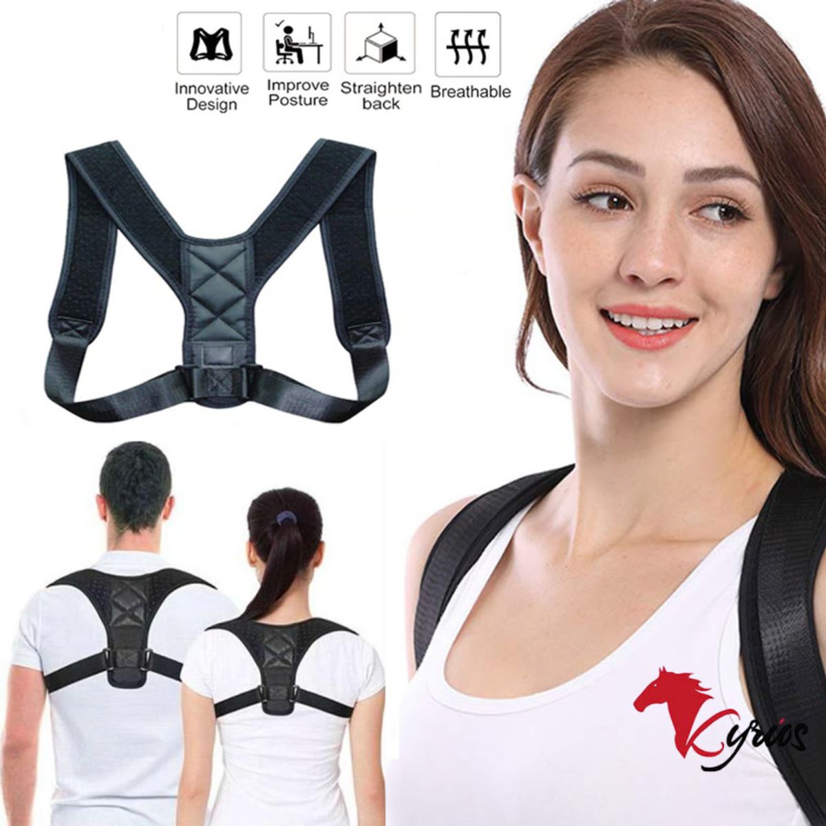 NO LOGO - Corrector De Postura Modelo Y