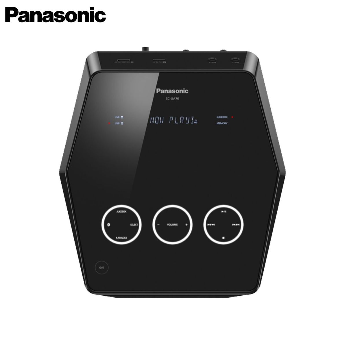 PANASONIC - Equipo de Sonido Panasonic SC-UA70PU-K ONE BOX 1700 Watts RMS Negro