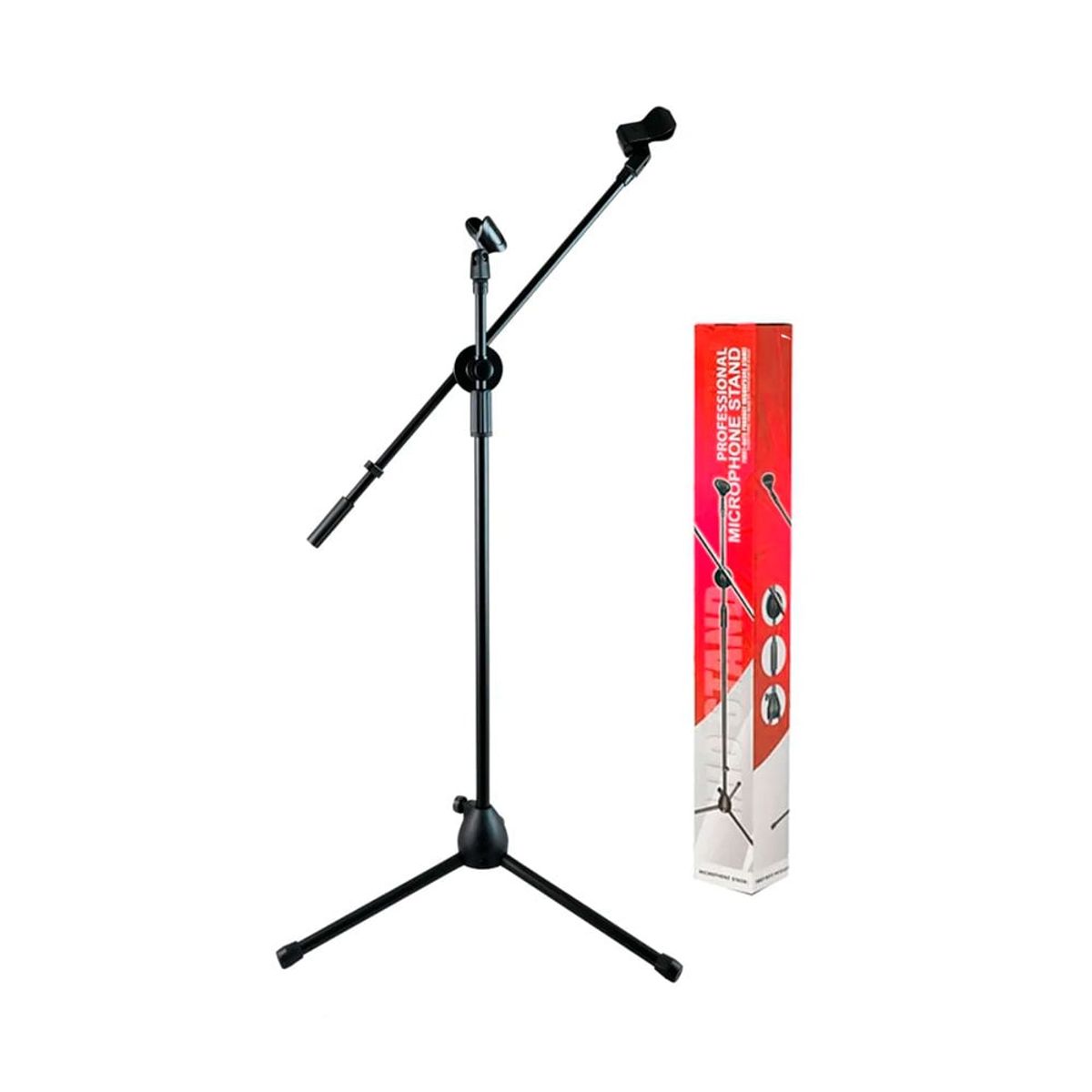 GENERICO - Parante Soporte para micrófono doble con boom