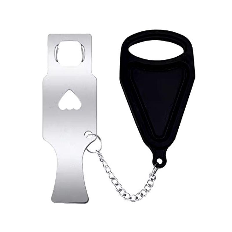 GENERICO - Cerradura antirobo para hotel o airbnb - negro