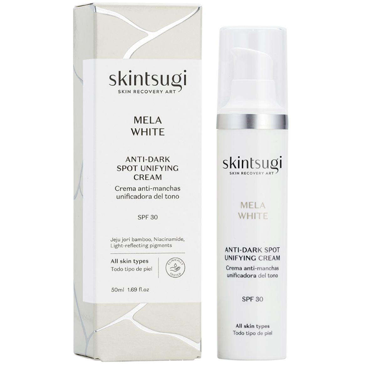 SKINTSUGI - Crema facial anti-manchas unificadora de tono 50 ml