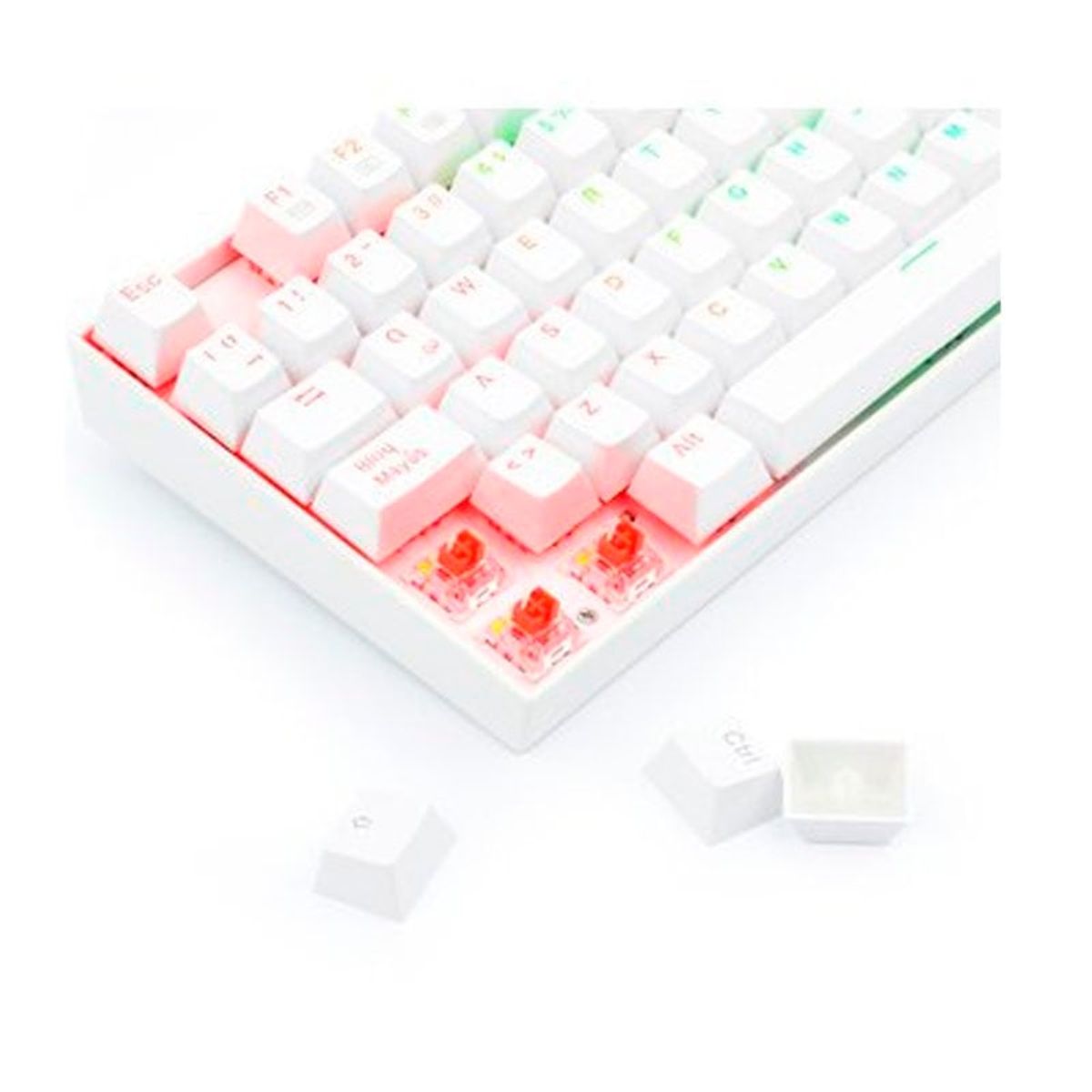 REDRAGON - TECLADO REDRAGON K552 KUMARA BLANCO SRED