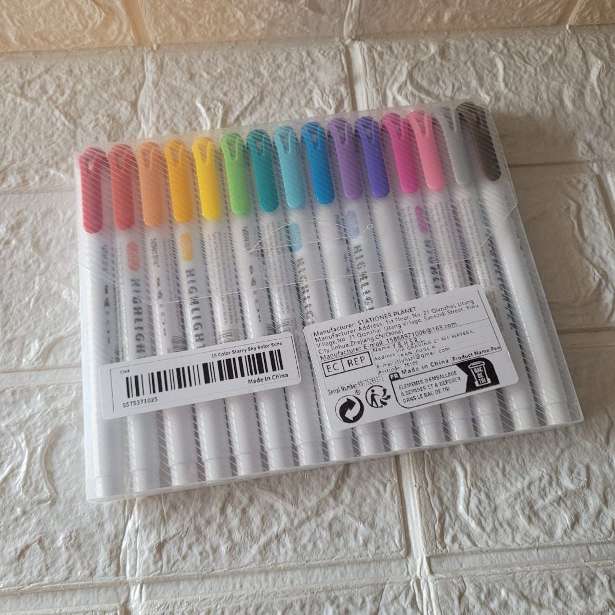 GENERICO - RESALTADOR DOBLE PUNTA X 15UND