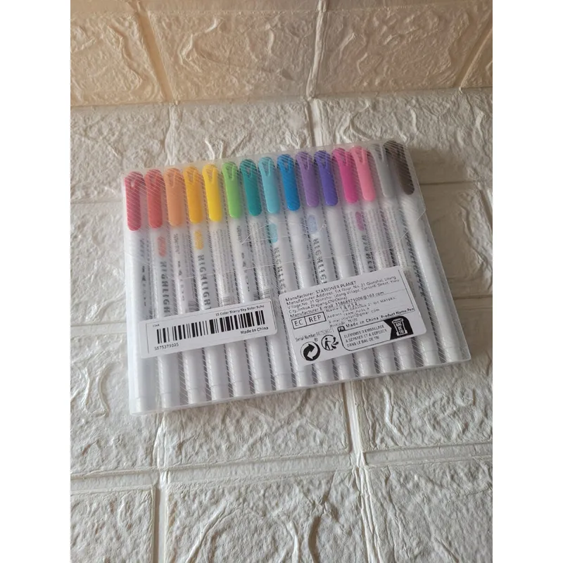 GENERICO - RESALTADOR DOBLE PUNTA X 15UND