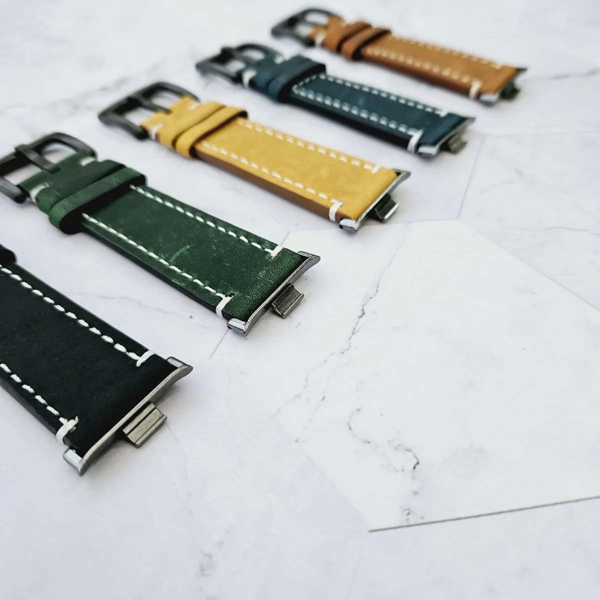 GENERICO - Correa Cuero para REDMI WATCH 5 CLASSIC - Verde