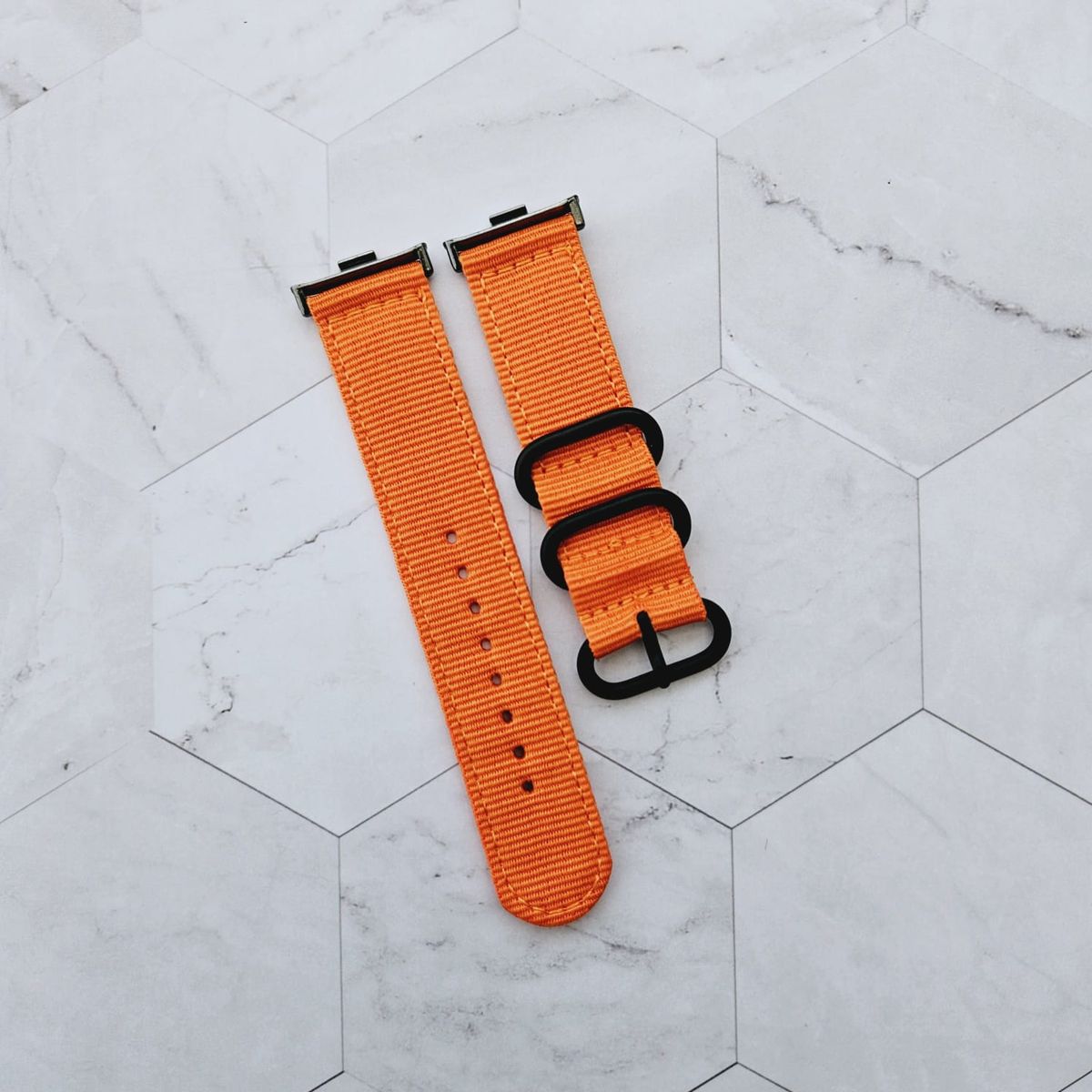 GENERICO - Correa Nylon para REDMI WATCH 5 CLASSIC - Naranja