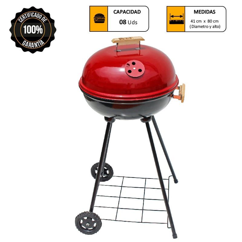 MR GRILL - Parrilla Portátil Round Grill