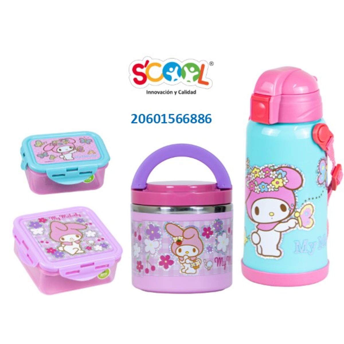 SCOOL - SET MENAJE X4 SCOOL MY MELODY