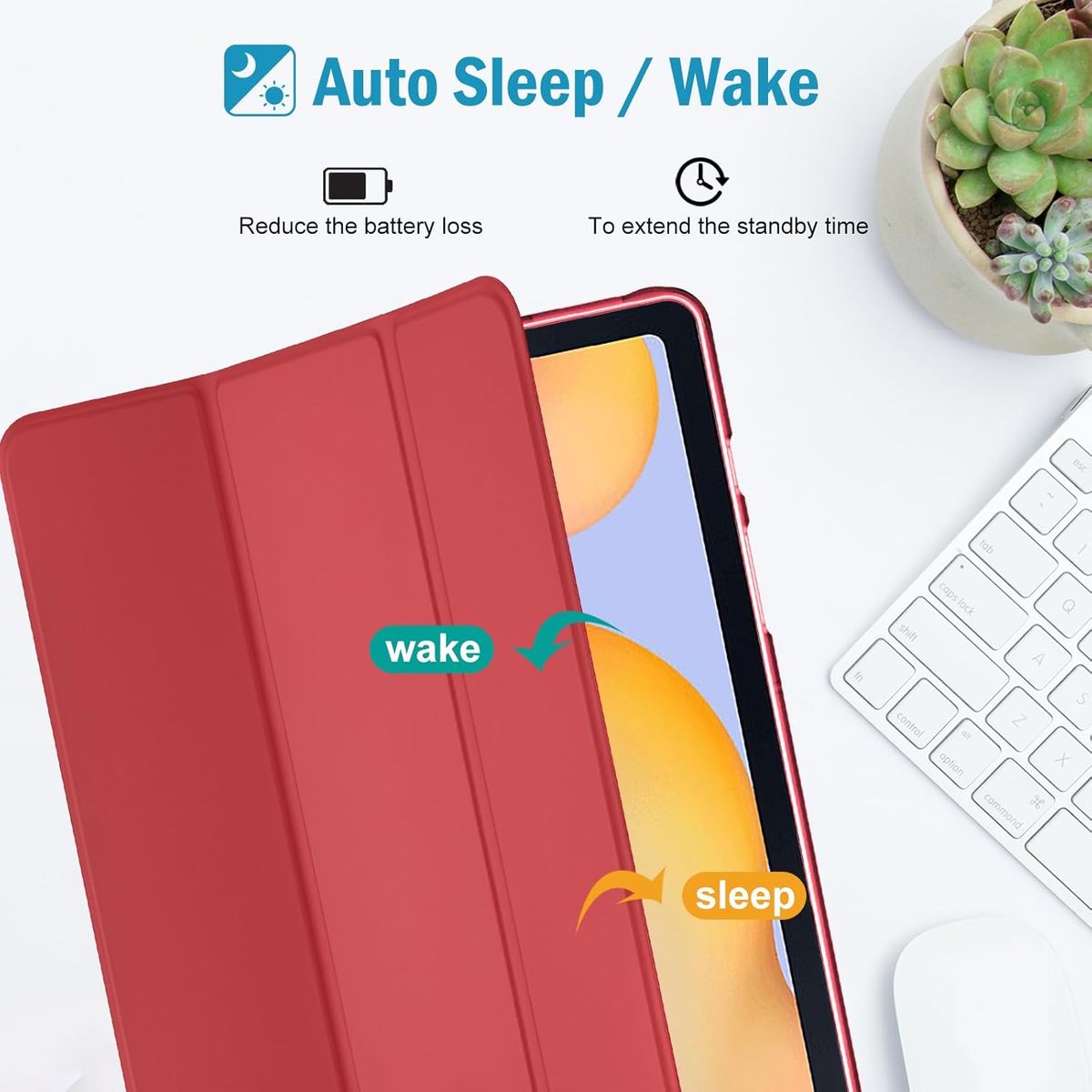 GENERICO - Funda para Galaxy Tab S6 Lite 10.4 2024 2022 2020 Porta lapiz