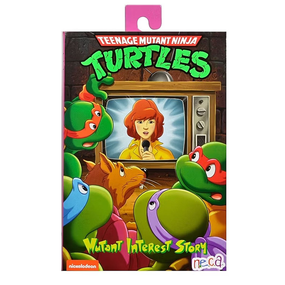 NECA - Figura de acción April O Neil Cartoon Tortugas Ninja