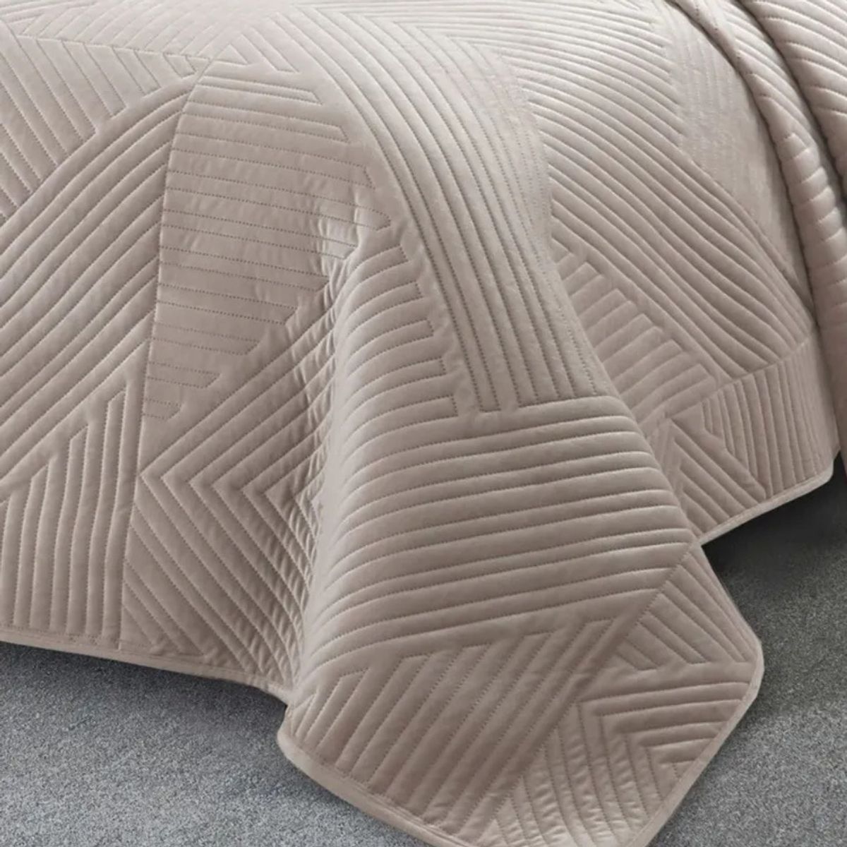 SALA FABULOSA - Edredón Duna Talla Queen + 2 Fundas de Almohada - Beige clásico