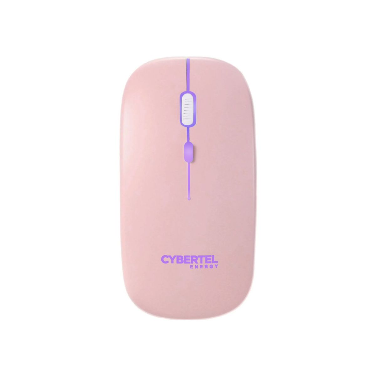 CYBERTEL - Mouse Cybertel Energy Inalámbrico Recargable 2.4 Ghz Pink