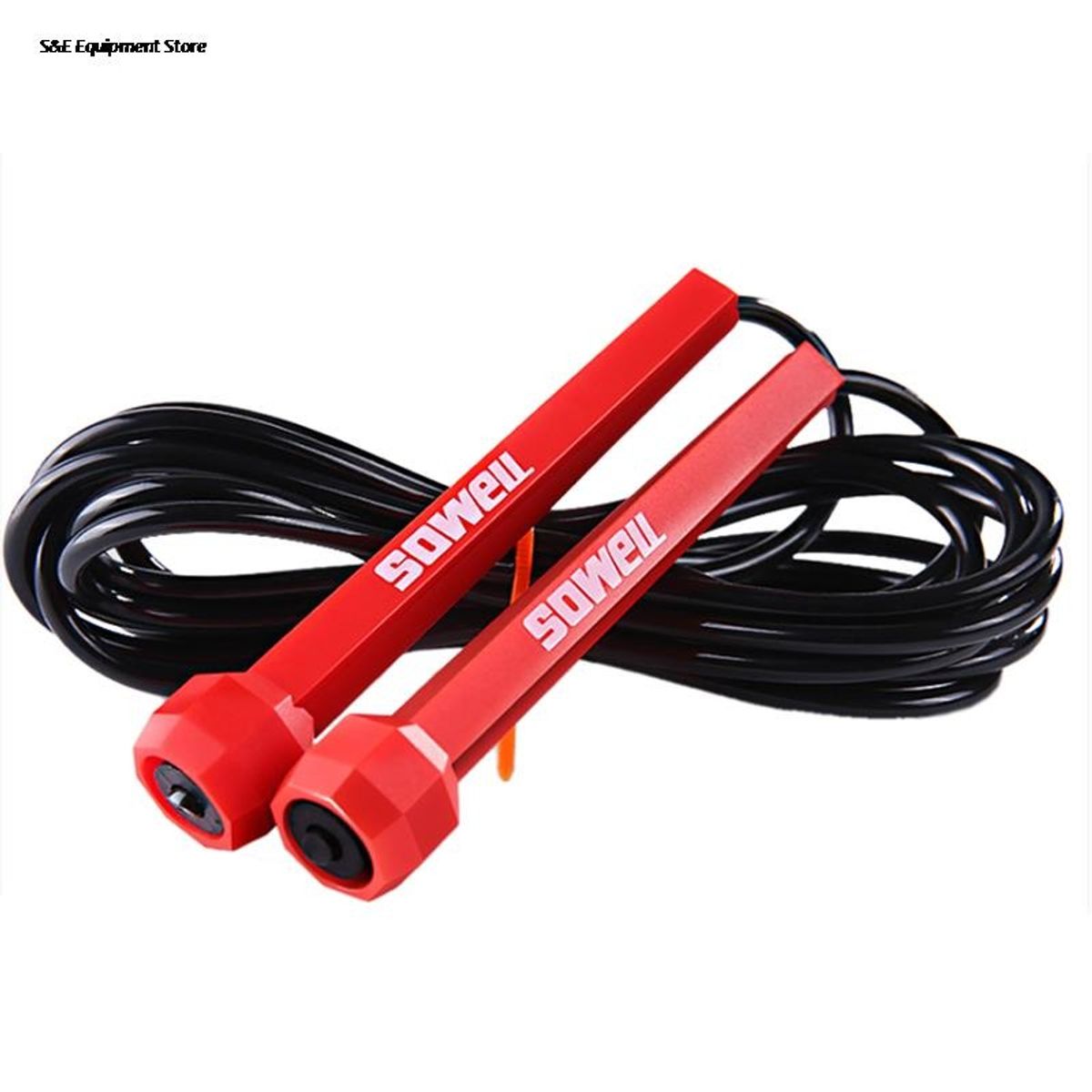 GENERICO - Salta Soga Profesional Crossfit Regulable Mango De Pvc