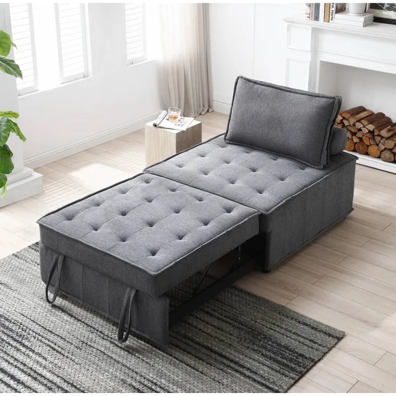 GENERICO - Sofá Cama Lineal Jeremías 1 Plz - Gris