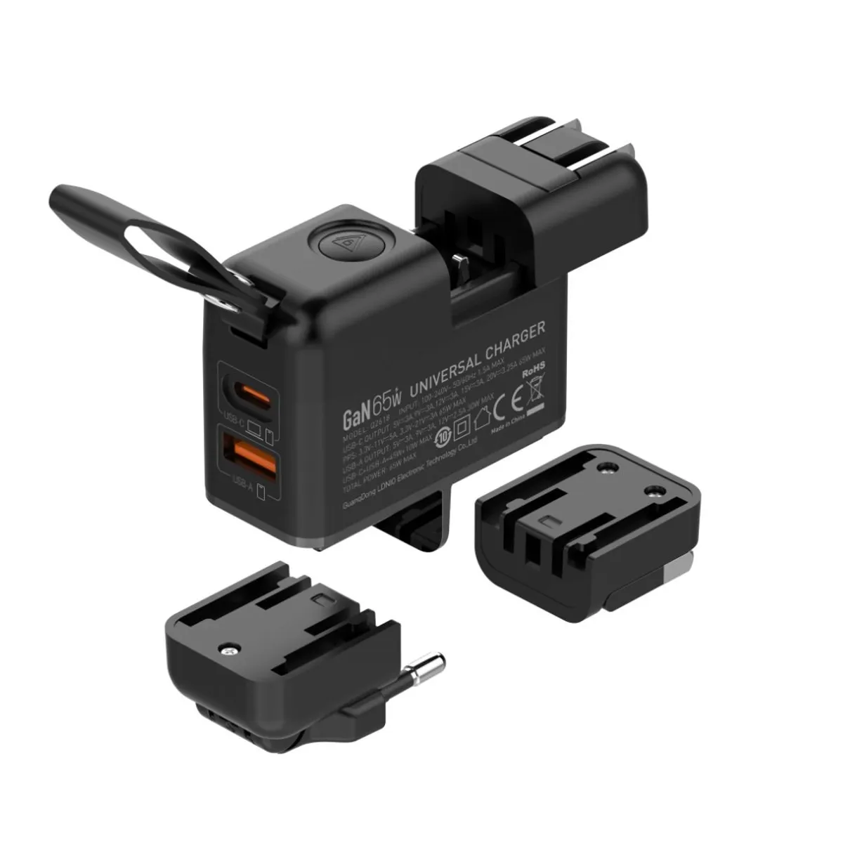 LDNIO - Cargador Carga Rapida 65watts Tipo-C a Tipo-C Ldnio Q2618