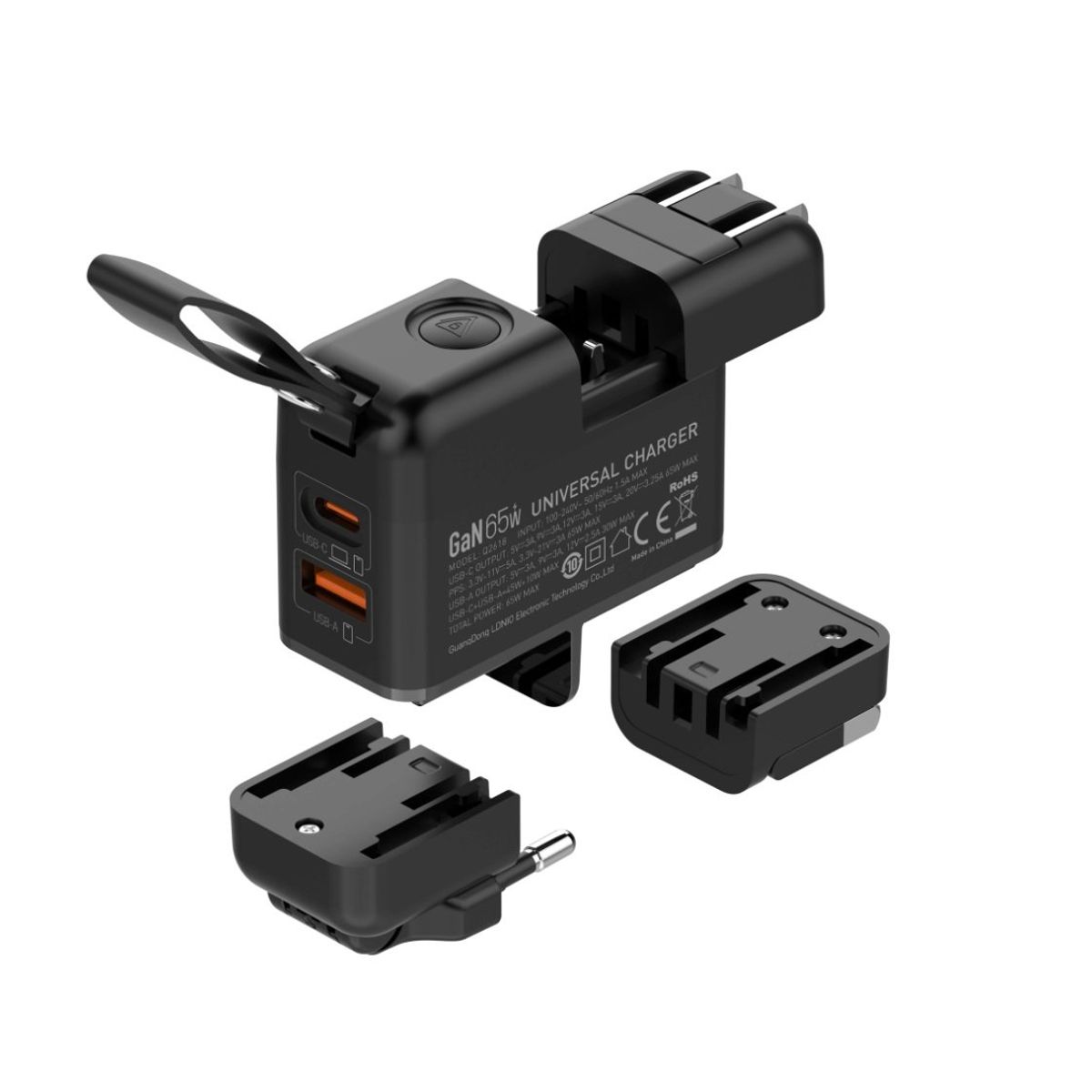 LDNIO - Cargador Carga Rapida 65watts Tipo-C a Tipo-C Ldnio Q2618