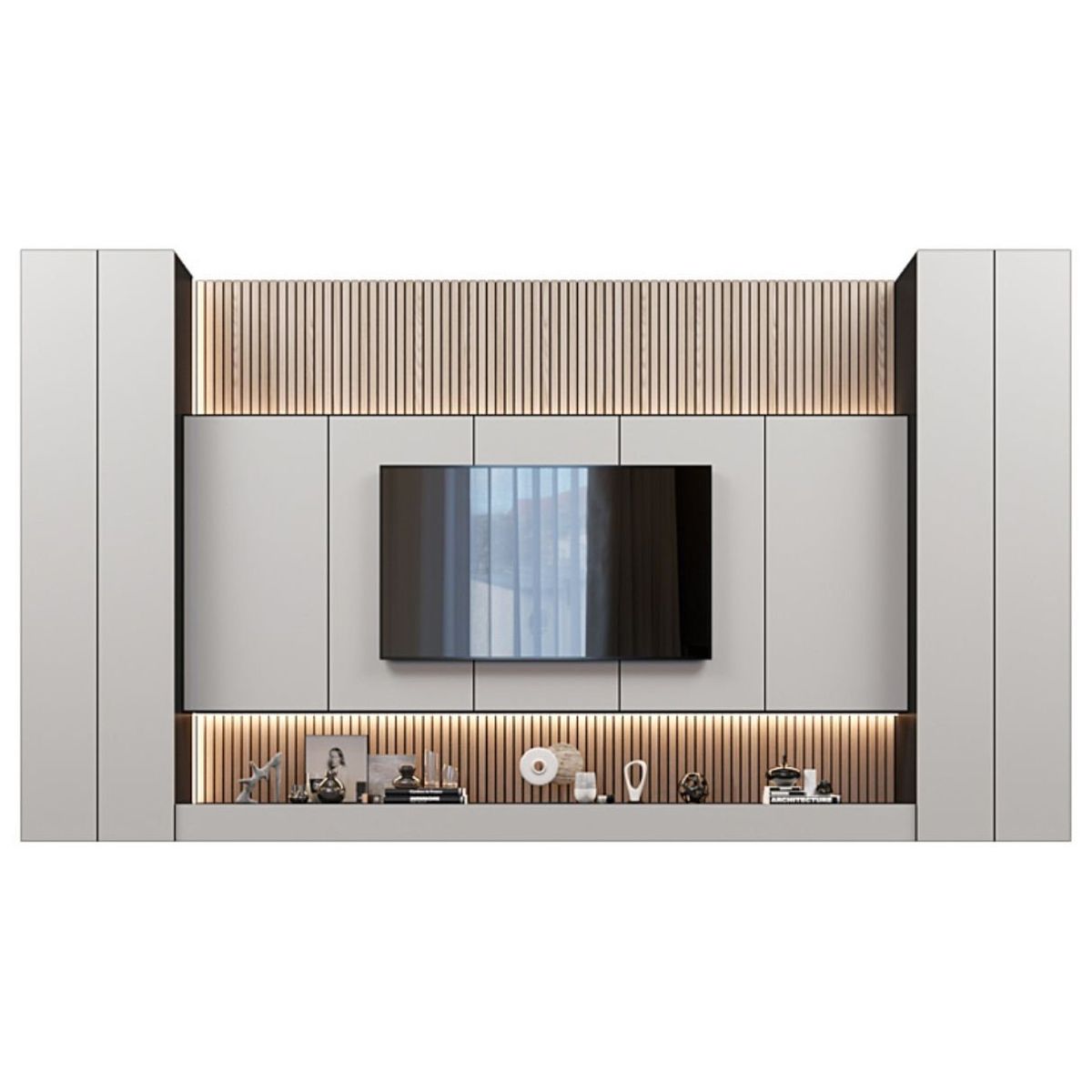 GENERICO - Centro de Entretenimiento Jumi - Marrón y Beige