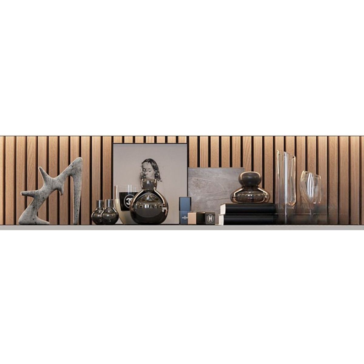 GENERICO - Centro de Entretenimiento Jumi - Marrón y Beige