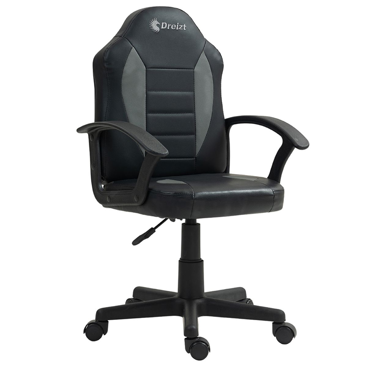 DREIZT - Silla Gamer Dreizt Play Series Negro  Altura Regulable Infantil Niño