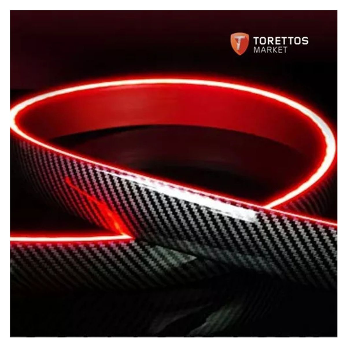 GENERICO - Tira Led Autoadhesiva Stop / Marcha Atras Trasera - 130 Cm