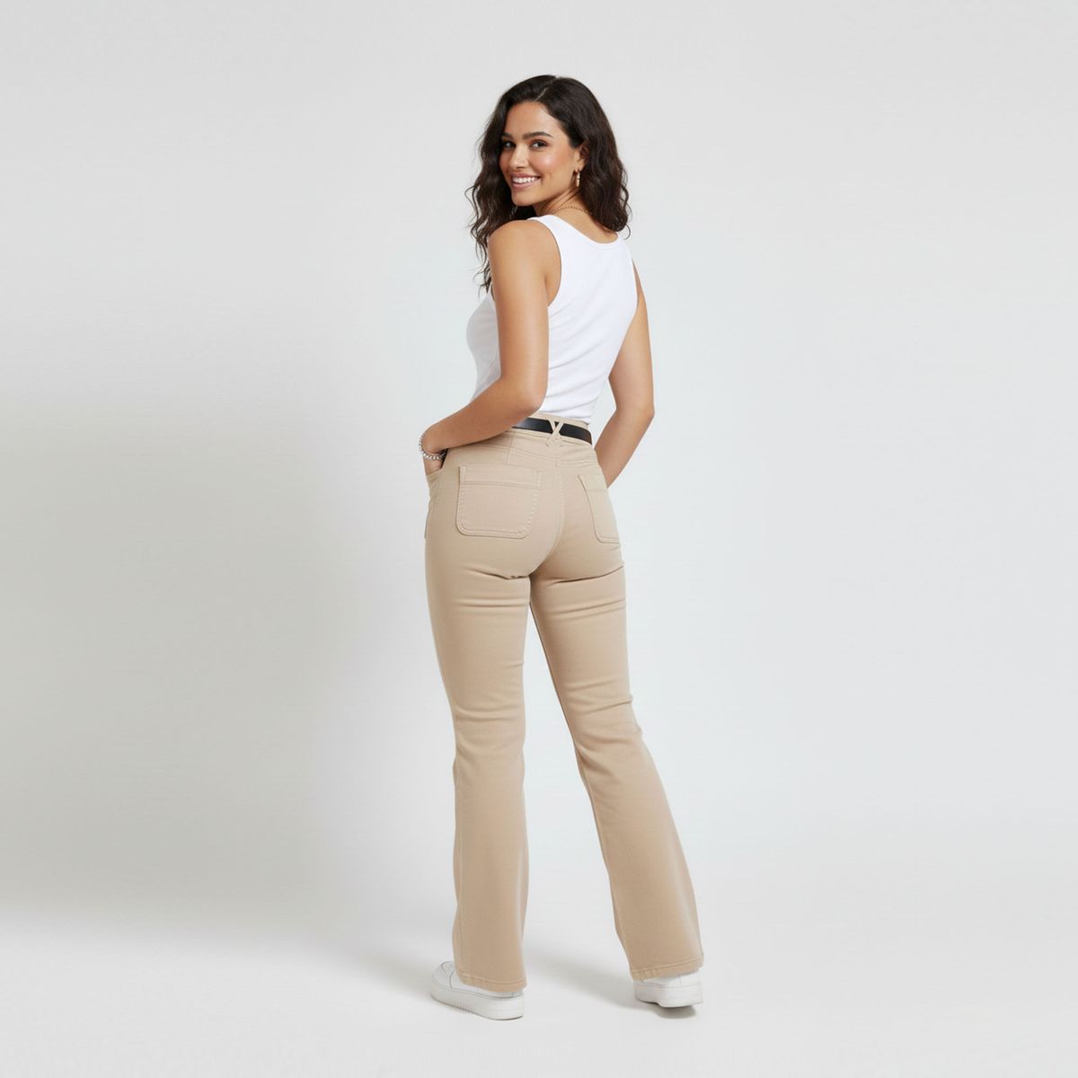 COTTON'S JEANS - PANTALÓN FLARE PARA MUJER LUANA