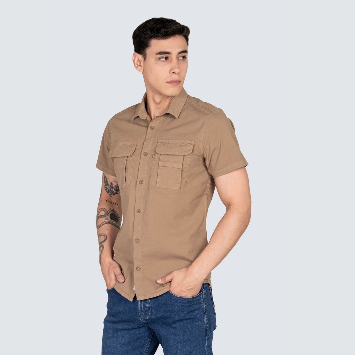 PARADA 111 - CAMISA SLIM FIT MODA HOMBRE PARADA111 JUNIOR