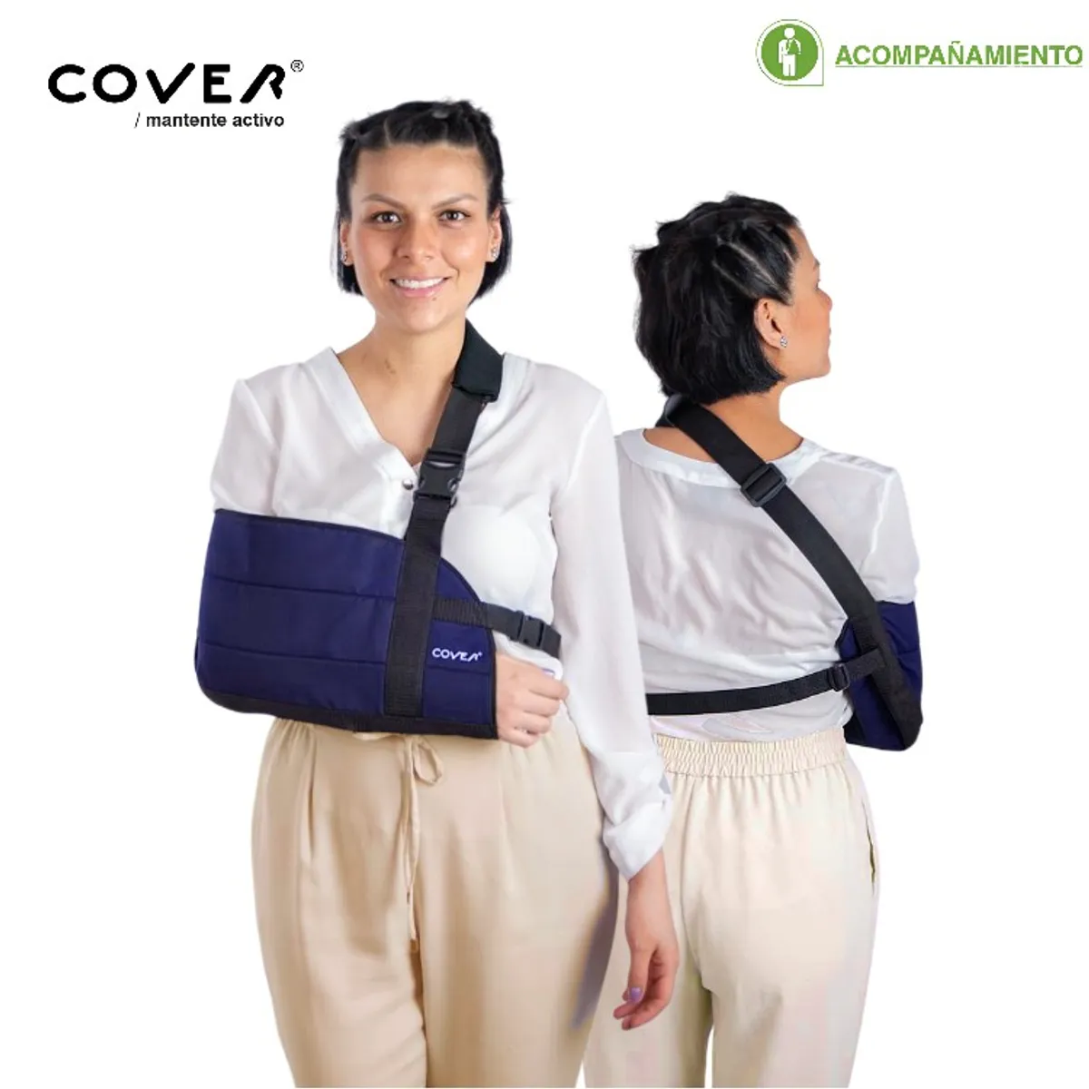 COVER - Cabestrillo Acolchado Doble Sujeción COVER Talla M