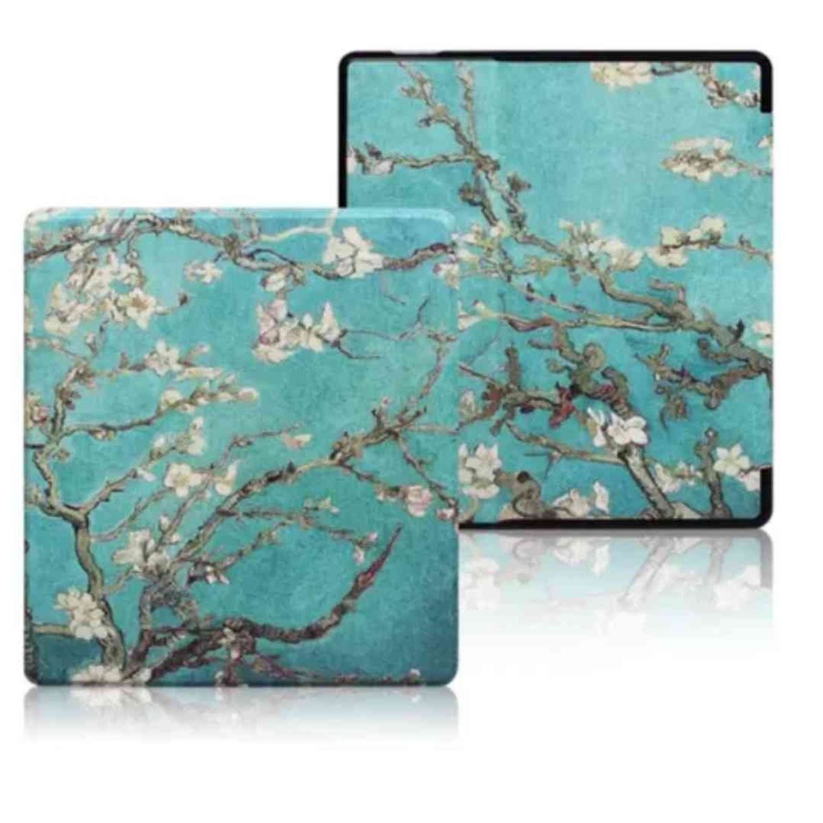 GENERICO - Funda case para amazon Kindle OASIS 2/3  2017/2019 ALMENDRO EN FLOR